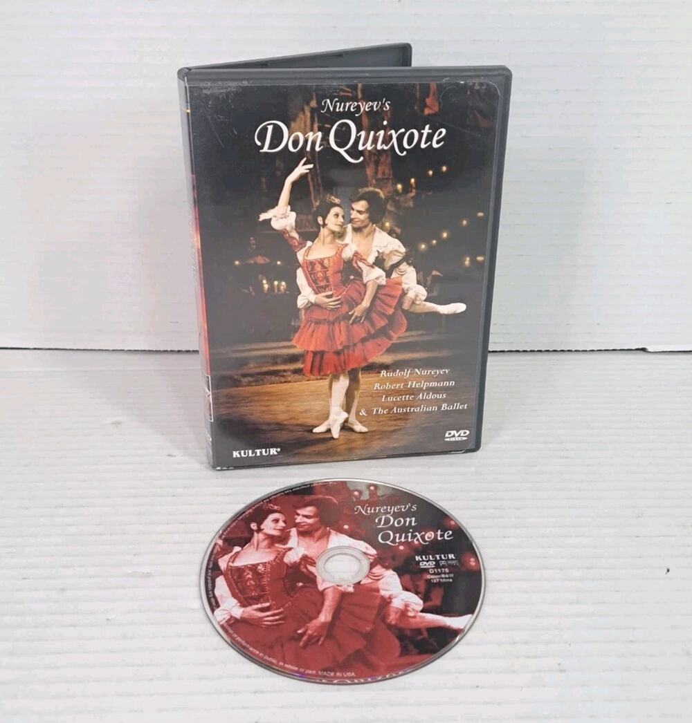 Nureyev’s Don Quixote Ballet DVD Rudolf Nureyev KULTUR Classical Dance Region 1